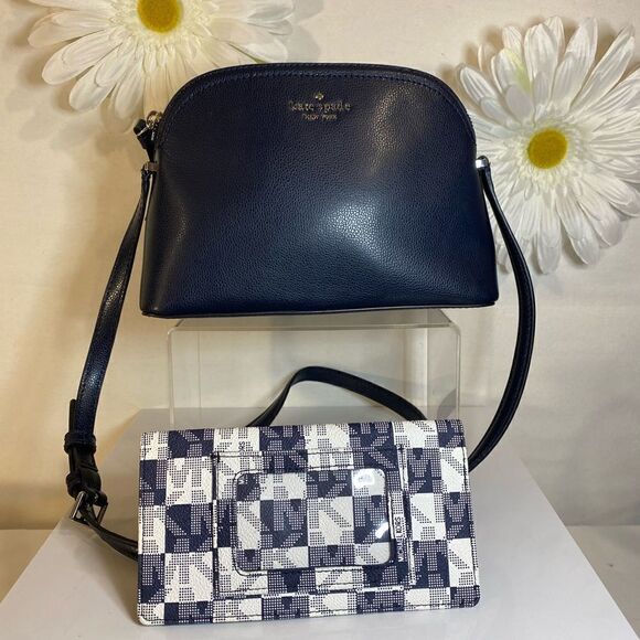 kate spade Handbags - NWOT Kate Spade Dome Crossbody SET